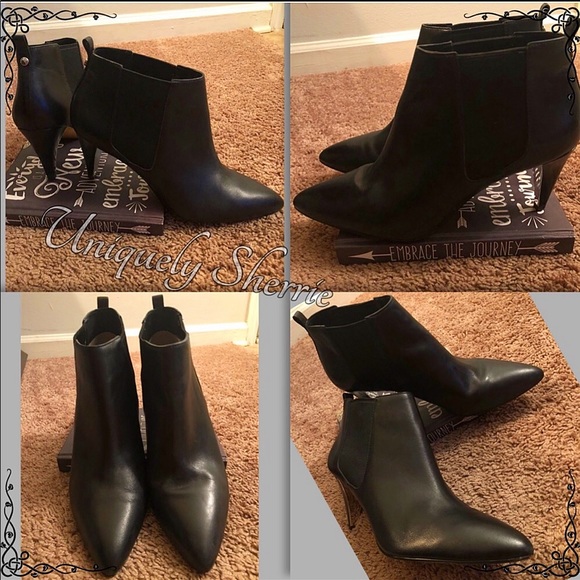 Michael Kors Shoes - Michael Kors Leather Ankle Boots